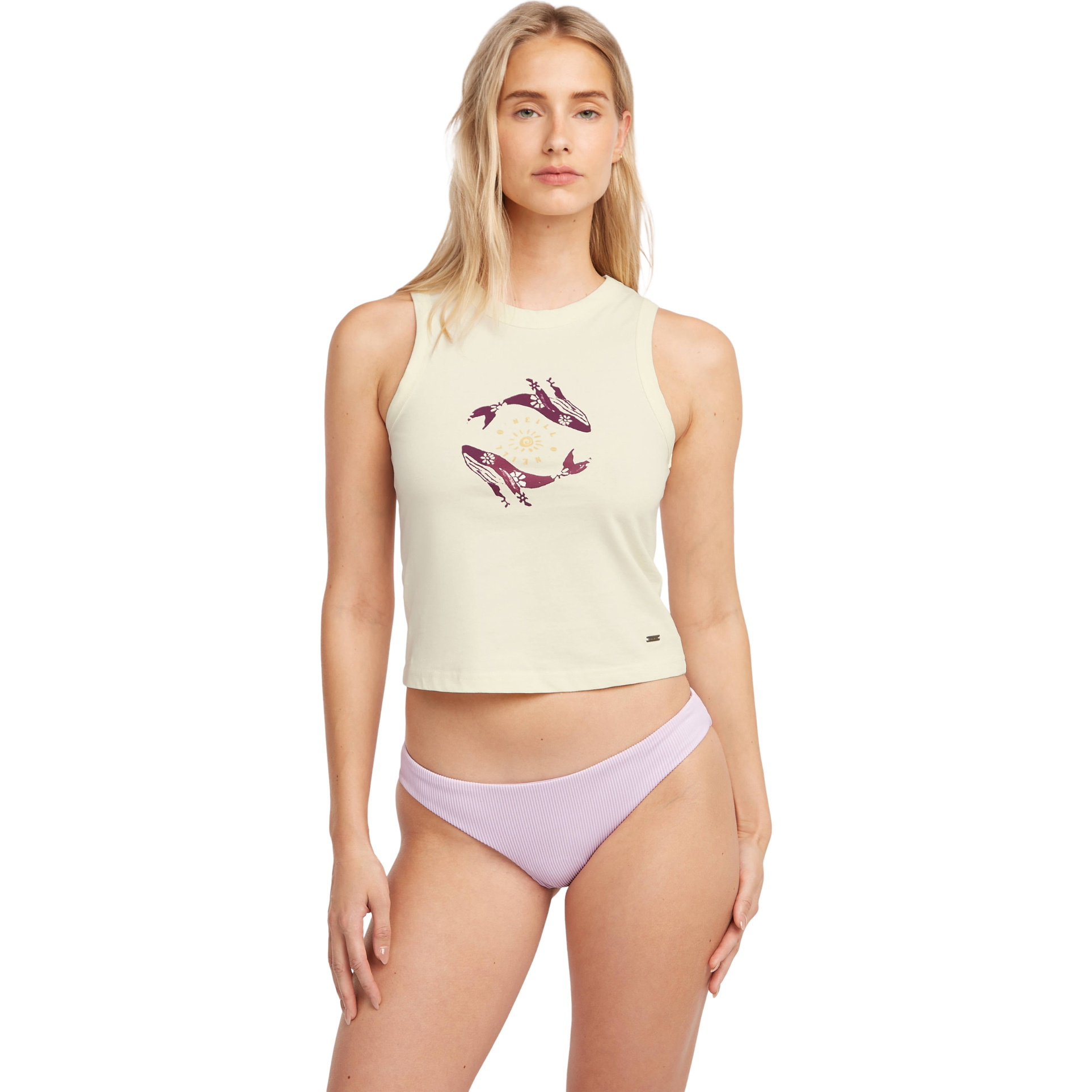 2026 O'Neill Womens Women Of The Wave Tank Top 1850255 - Pistachio Shell